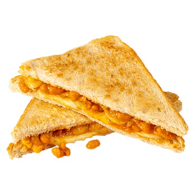 Cheese & Masala Beans Toastie