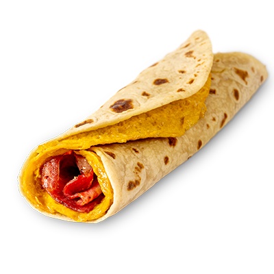 Lamb Bacon & Egg Wrap